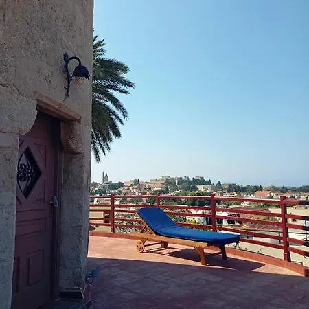 Ferienhaus A Medieval Windmill Tower With Magnificent View Rhodes City