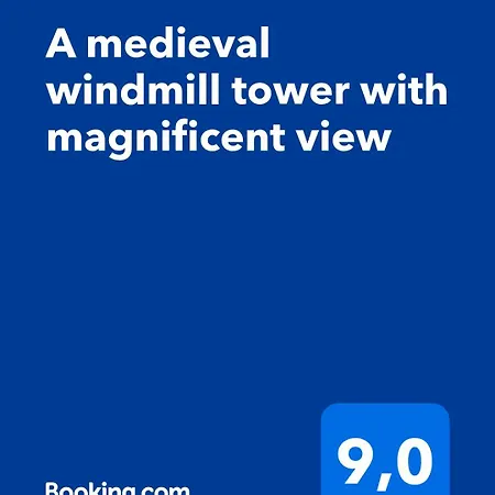 A Medieval Windmill Tower 2bedrooms In The Heart Of Old Town With Magnificent Panoramic Seaview And Cityview 別荘 Rhodes City