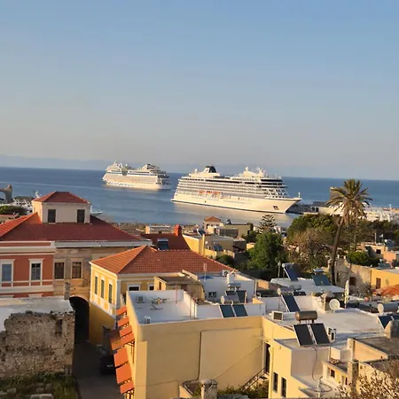 A Medieval Windmill Tower 2bedrooms In The Heart Of Old Town With Magnificent Panoramic Seaview And Cityview Feriehus Rhodes City