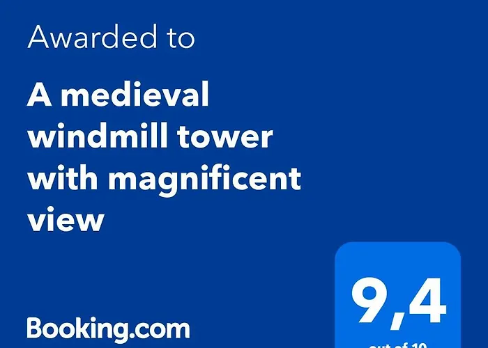 A Medieval Windmill Tower 2bedrooms In The Heart Of Old Town With Magnificent View