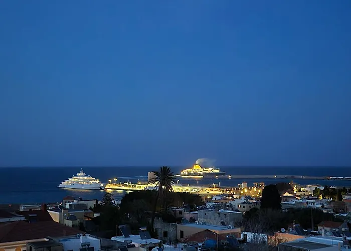 A Medieval Windmill Tower 2bedrooms In The Heart Of Old Town With Magnificent Panoramic Seaview And Cityview * Rhodes City