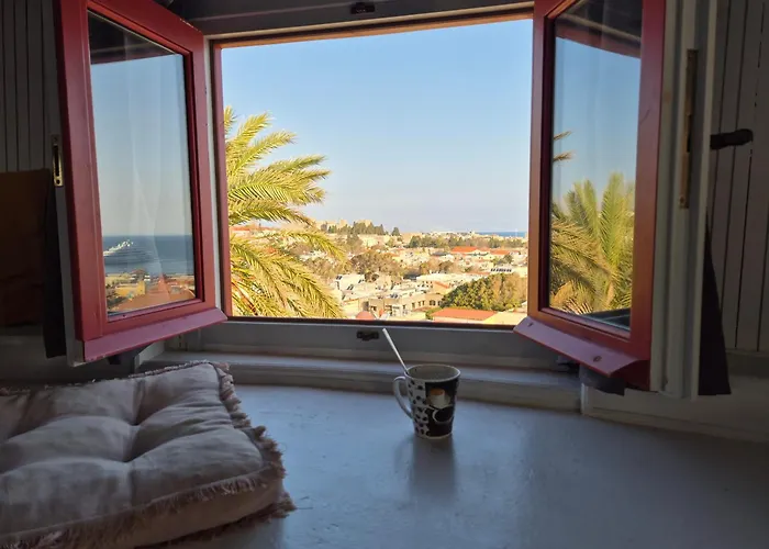 A Medieval Windmill Tower 2bedrooms In The Heart Of Old Town With Magnificent Panoramic Seaview And Cityview 度假居